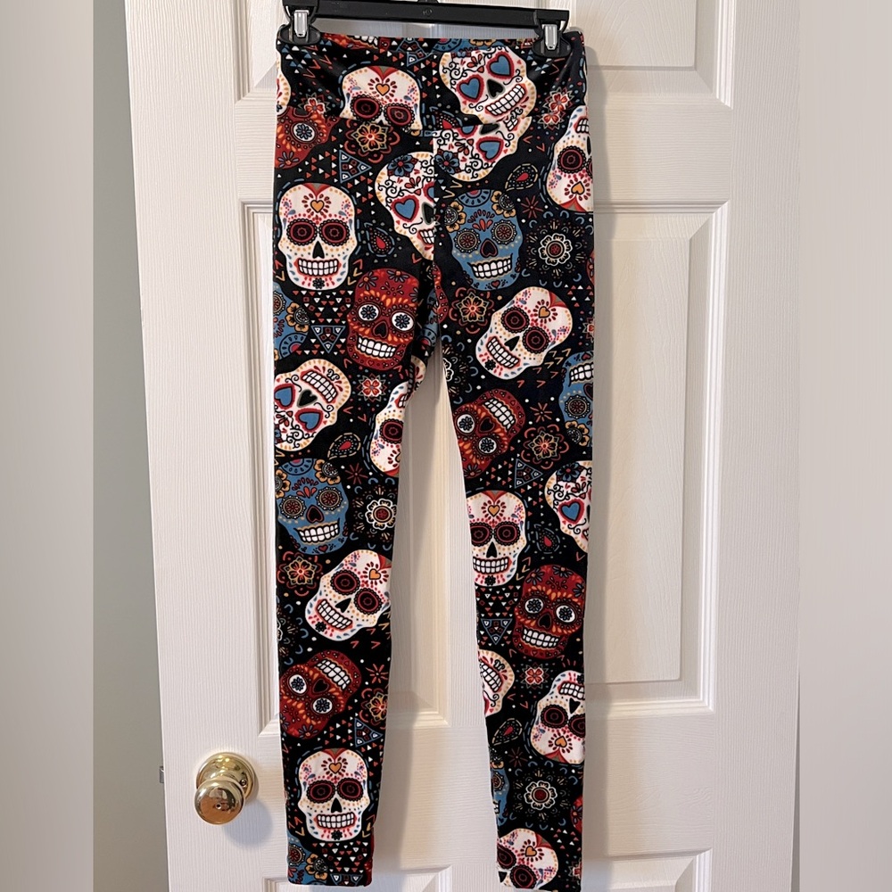 Calavera Fleece Leggings